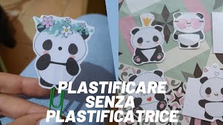 VIDEO TUTORIAL COME PLASTIFICARE IMMAGINI SENZA PLASTIFICATRICE [upl. by Anelis]