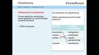 Hoofdstuk 11 Aardrijkskunde HAVO5 Globalisering Methode Buitenland [upl. by Thordis]