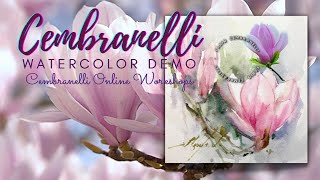 WatercolorAquarela  Magnolia [upl. by Caressa]