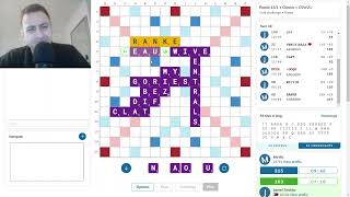 Scrabble game with commentary no472 [upl. by Silvio523]