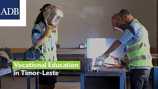 ADB Partners with CSOs to Boost Vocational Education in TimorLeste [upl. by Eannaj]