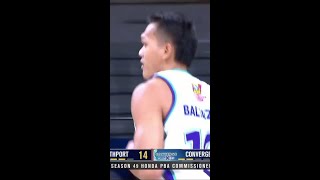 Justine Baltazar SHOOTS HIS SHOT for Converge in 1Q ❤️‍🔥  PBA Season 49 Commissioners Cup [upl. by Kone]