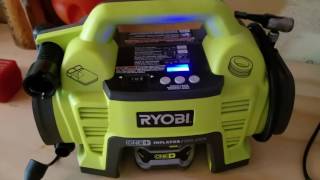 RYOBI P731 INFLATORDEFLATOR REVIEW [upl. by Ataga]