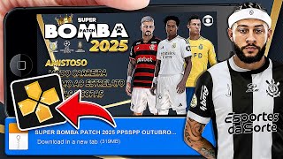 🚨 BOMBA PATCH 2025 PPSSPP DOWNLOAD MEDIAFIRE LINK DIRETO 100 ATUALIZADO NO CELULAR ✅ PES 2024 [upl. by Sherrard]