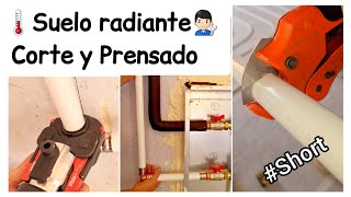 🌡Vídeo 7 de 19👨🏻‍🔧 Prensado y aislante de tubo multicapa para el suelo radiante con Aerotermia [upl. by Aivatnohs]