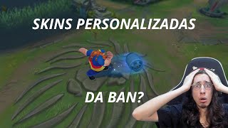 COMO USAR SKIN CUSTOM NO LOL DA BAN [upl. by Enrica69]