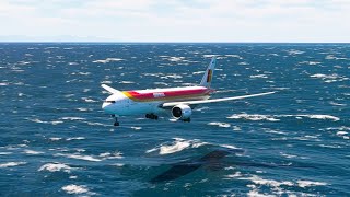 Most Dangerous Plane Landing with amazingly great pilot skills eps 00253 [upl. by Leodora]