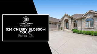 Sarnia Real Estate  524 Cherry Blossom Court Sarnia Ontario Canada [upl. by Alatea]