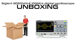 Siglent SDS1104XE 100Mhz digital oscilloscope 4 channels standard decoder  Unboxing [upl. by Podvin]