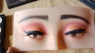 How to apply eyeshadow eye makeup  simple eye makeup tutorial  eyemakeuptrending [upl. by Horter]