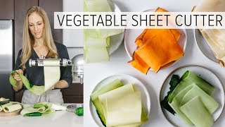 VEGETABLE SHEET CUTTER  is this the next spiralizer [upl. by Anastice]