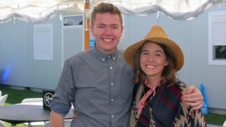 Brandi Carlile Interview Backstage With Geoffrey Morrissey [upl. by Ahsemaj975]