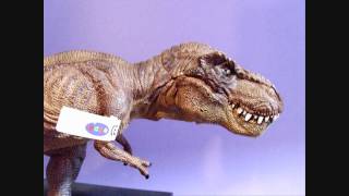 Tyrannosaurus Running by Papo 2012 Brown Version [upl. by Zak921]