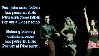 RBD  Los peces en el rio Letra [upl. by Notsnhoj]