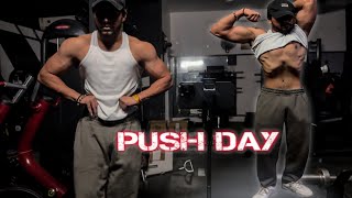 PUSH WORKOUT EPISODES 1📈 PUSH WORKOUT FOR BEGINNERS vlog [upl. by Euginom]