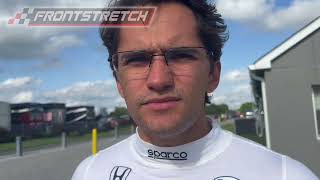 Pietro Fittipaldi OK After Hard Crash in Indy 500 [upl. by Davina]