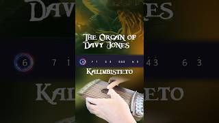 How to play The Organ of Davy Jones Pirates of the Caribbean kalimbatabs piratesofthecaribbean [upl. by Gusta]