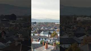 View from my room in Dublin 🏔️✨ snow amaran photography [upl. by Geehan]