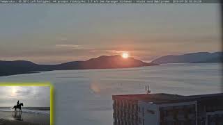 Time lapse  Midnight Sun Norway Kirkenes City  REUPLOAD [upl. by Eiromem503]