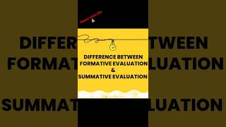 Formative amp summary evaluationbed notestrending shorts bednotesyoutubeshorts educationnotes [upl. by Nrubua]