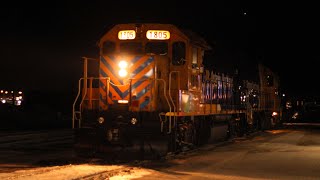 Ontario Northland’s Polar Bear Express arriving into Cochrane [upl. by Notsew374]