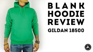 Blank Pull Over Hoodie Review Gildan Heavy Blend [upl. by Candace146]