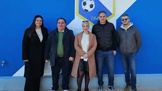 Luogosanto riqualificazione del campo sportivo comunale con un investimento di 12 milioni [upl. by Keithley]