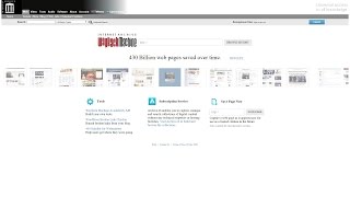 Internet Archives Wayback Machine [upl. by Alletsirhc196]