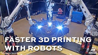 Robots Combine for Faster Metal 3D Printing [upl. by Ahsele]