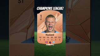 Could Manchester City win the Champions league with a 1 rated Erling Haaland FC 25 [upl. by Aifas]