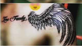 Permanent Tattoo on my shoulder  Vilen Tattoo [upl. by Esme213]