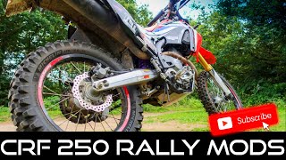 Honda CRF250L amp Rally Mods For Adventure  DIY [upl. by Jemima]