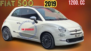 WHERE IS LOCATED FIAT 500 2019 VIN CHASSIS NUMBER HOW TO FIND OUT VIN foryou 1200CC [upl. by Aivatahs]