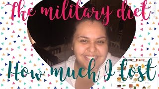 The Military DietOne month Weightloss journey update [upl. by Ocramed57]