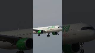 VivaAerobus Avion 50 livery landing at Chicago O’Hare [upl. by Kitarp]