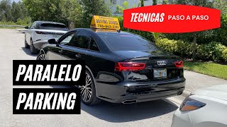 PARALELO PARKING TECNICA PASO A PASO COMO ESTACIONAR UN AUTO [upl. by Nagoh]