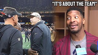 Jameis Winston Gives HILARIOUS Response Why He Ignored Dennis Allen amp Went For TD [upl. by Eustazio850]