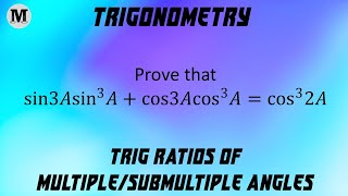 74  Trigonometry  Trigonometric Ratios Of Multiple And Submultiple Angles  Worked Out Problems [upl. by Valry]