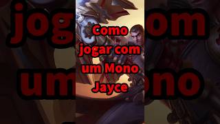 Como jogar com um mono Jayce leagueoflegends wildrift fyp [upl. by Farron]