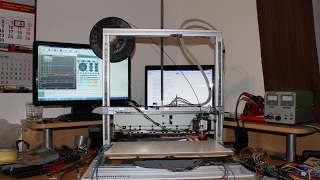 3DPrinter arduino selfmade with old scanner and old inkjet printer [upl. by Mohkos]