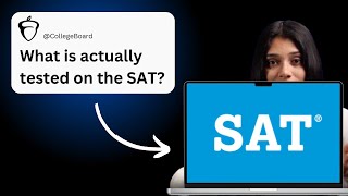 What is actually tested on the SAT [upl. by Aiyt]