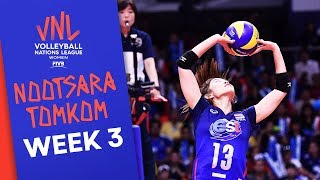 Nootsara Tomkom best setter  VNLWomen Week 3  Volleyball Nations League 2019 [upl. by Stoneham285]