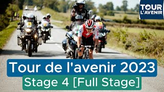 Tour de l’Avenir 2023 Stage 4FULLSTAGEU23 [upl. by Aronos]