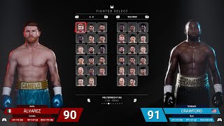 Undisputed Roster Every Boxer So Far Steam Early Access [upl. by Jennilee467]