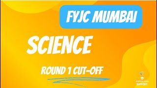 11th Standard  FYJC Admission  Round 1 CutOff  Science  2024 [upl. by Bainbridge]