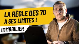 La LIMITE De La Règle Des 70 En Immobilier [upl. by Itsa312]