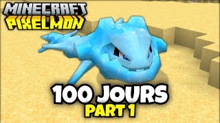 SURVIVRE 100 JOURS SUR PIXELMON AVEC GFLOZ  Part 1 [upl. by Neehs347]