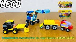 Lego Classic 1069610698 assembling to construction machineries 204 [upl. by Varin356]