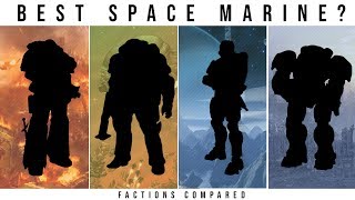 Which SciFi Faction has the BEST SPACE MARINE  Halo WH40k Starcraft Starship Troopers [upl. by Millar]