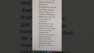 Barbaras rhabarber bar lyrics [upl. by Paluas]